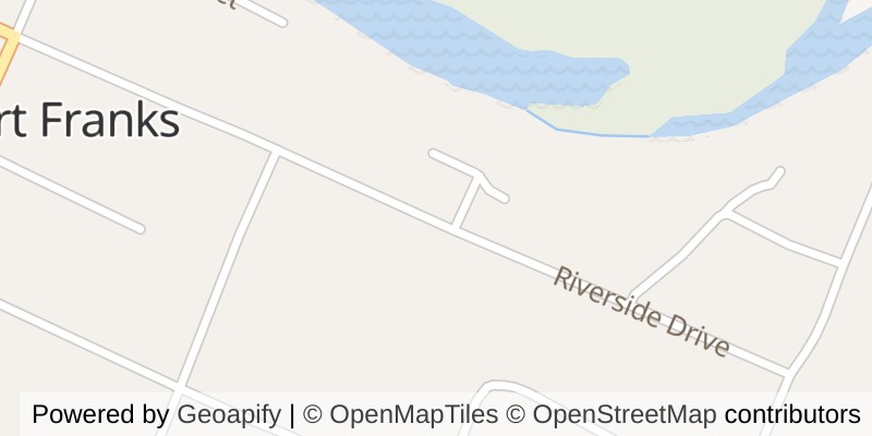Map of 7652 RIVERSIDE DRIVE, Lambton Shores (Port Franks)