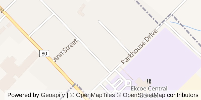 Map of 109 A VICTORIA STREET, Southwest Middlesex (Glencoe)