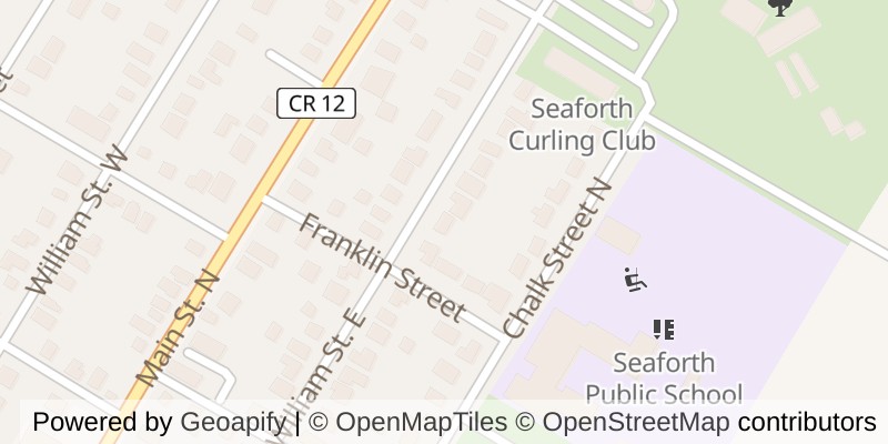 Map of 74 EAST WILLIAM STREET, Huron East (Seaforth)