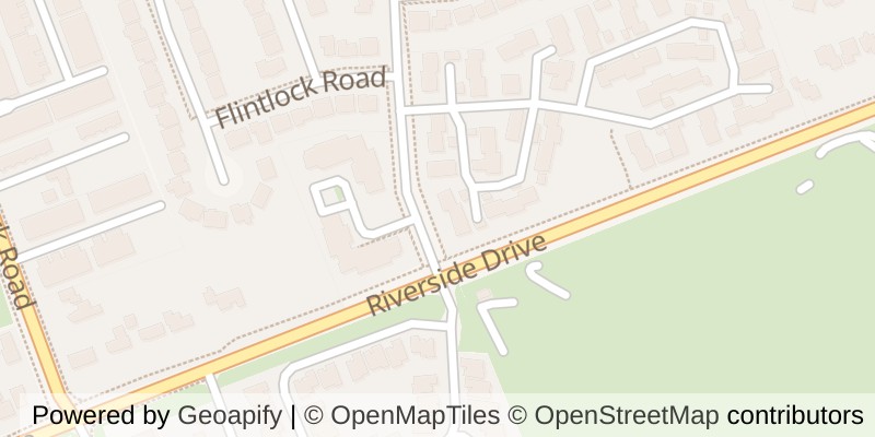 Map of 345 EVERGLADE CRESCENT, London North (North P)