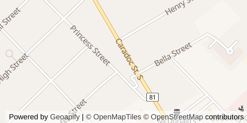 Map of 206 CARADOC STREET S, Strathroy-Caradoc (SW)