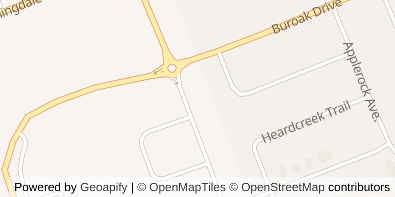 Map of 2386 JORDAN BOULEVARD, London North (North S)