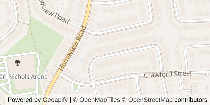 Map of 36 GOLFDALE CRESCENT, London South (South Q)