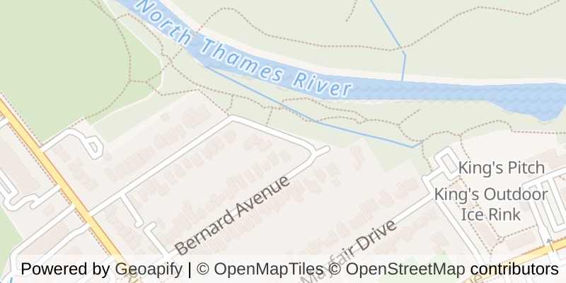 Map of 236 RAYMOND AVENUE, London East (East B)