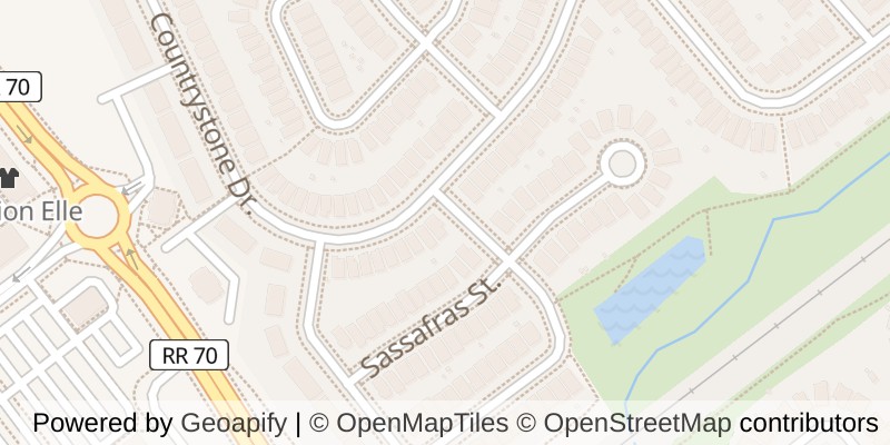 Map of 1273 COUNTRYSTONE DRIVE, Waterloo