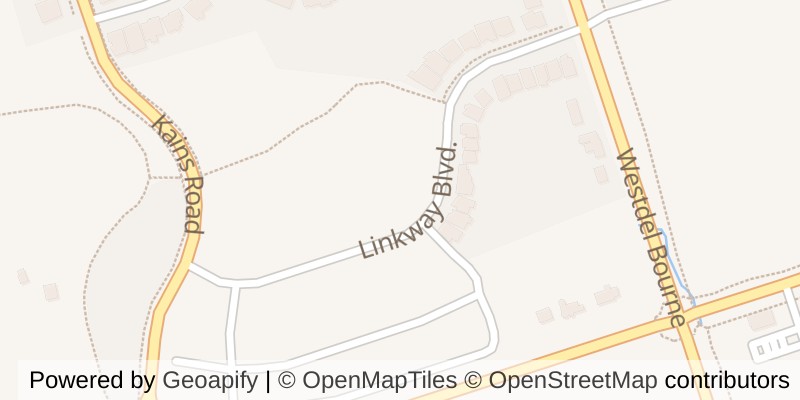 Map of 2190 LINKWAY BOULEVARD, London South (South A)