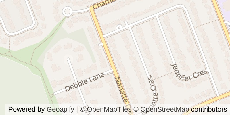 Map of 62 NANETTE DRIVE, London North (North B)