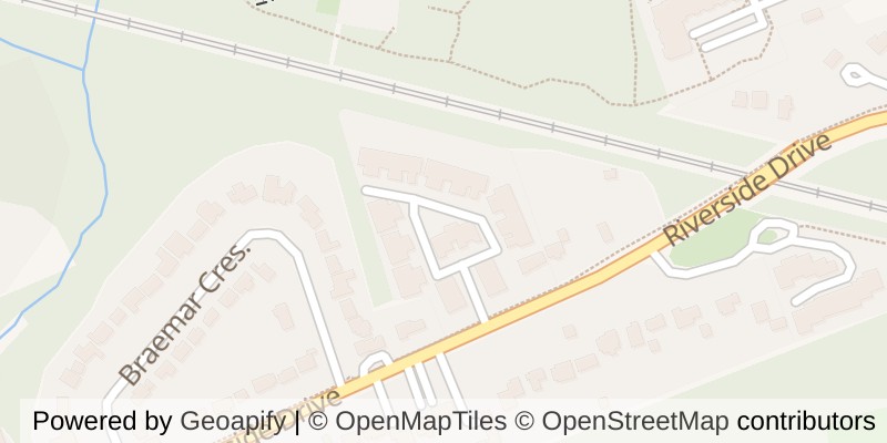 Map of 9 - 445 RIVERSIDE DRIVE, London North (North N)