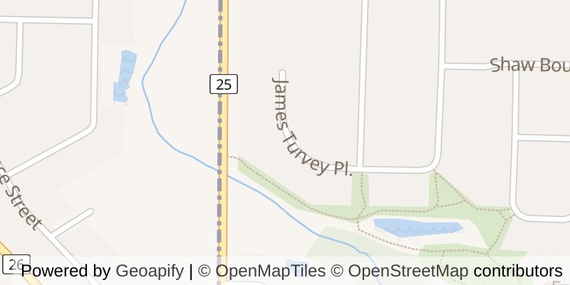 Map of 30 JAMES TURVEY PLACE NW, Central Elgin