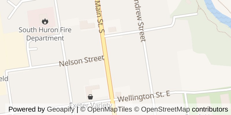 Map of 96 MAIN STREET S, South Huron (Exeter)