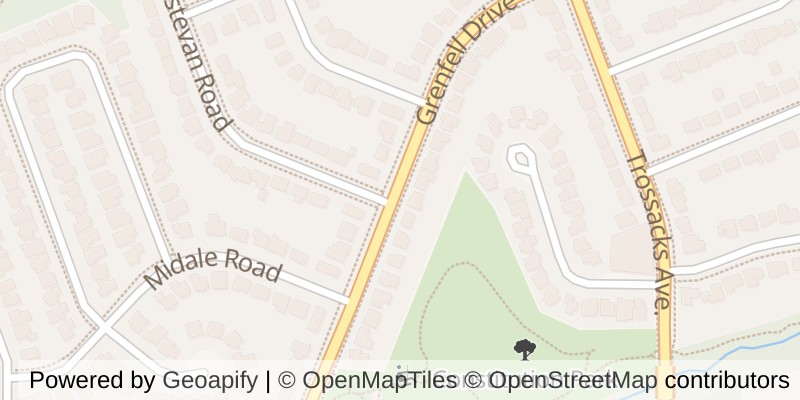 Map of 720 GRENFELL DRIVE, London North (North C)