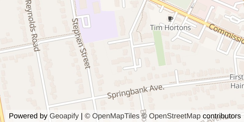 Map of 88 - 1328 COMMISSIONERS ROAD W, London South (South B)