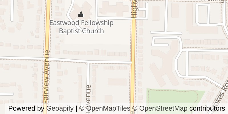 Map of 427 FOREST AVENUE, St. Thomas