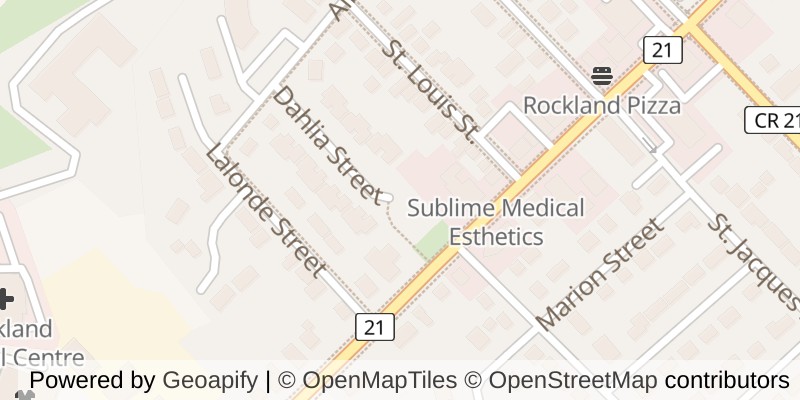 Map of 165 DAHLIA STREET, Clarence-Rockland