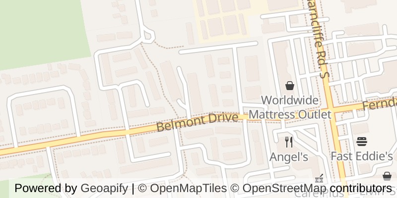 Map of 809 - 127 BELMONT DRIVE, London South (South O)