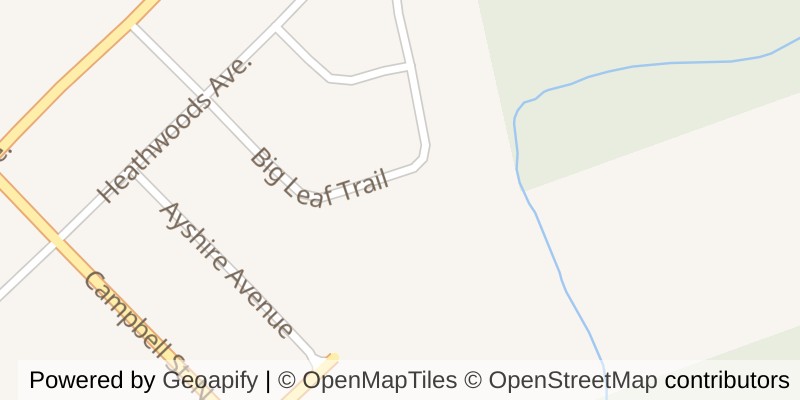Map of 3932 BIG LEAF TRAIL, London South (South V)