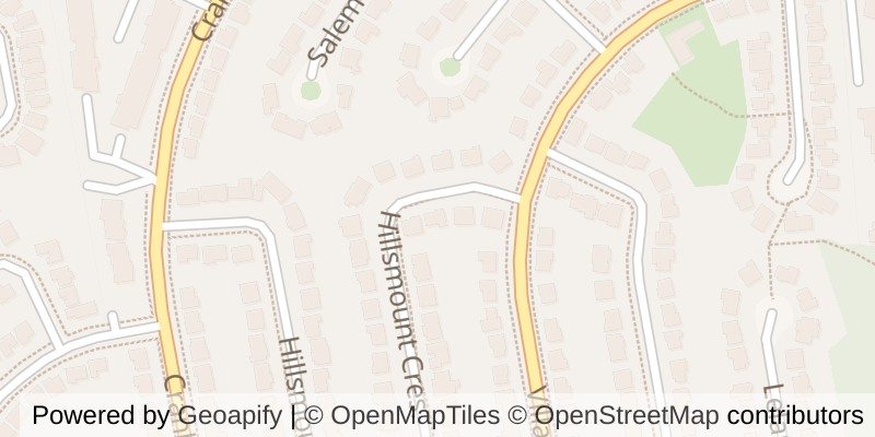 Map of 123 HILLSMOUNT CRESCENT, London South (South M)