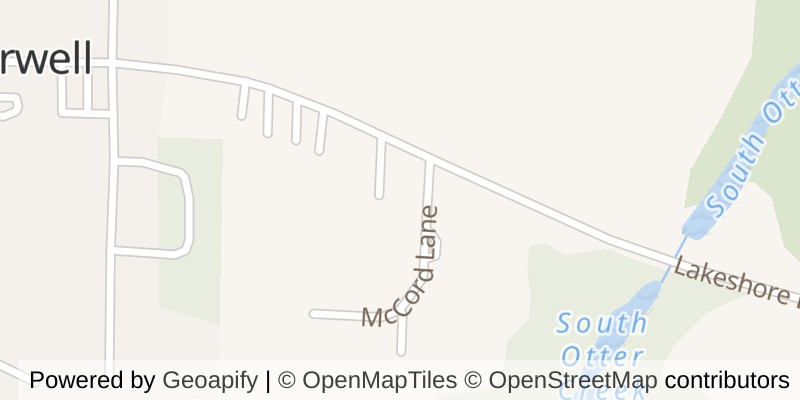 Map of 54 WELLINGTON STREET, Bayham (Port Burwell)