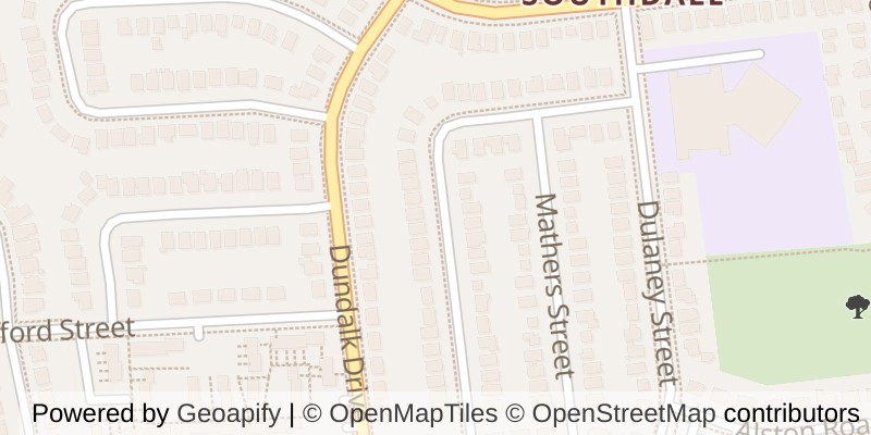 Map of 52 CLIFTON CRESCENT, London South (South Q)