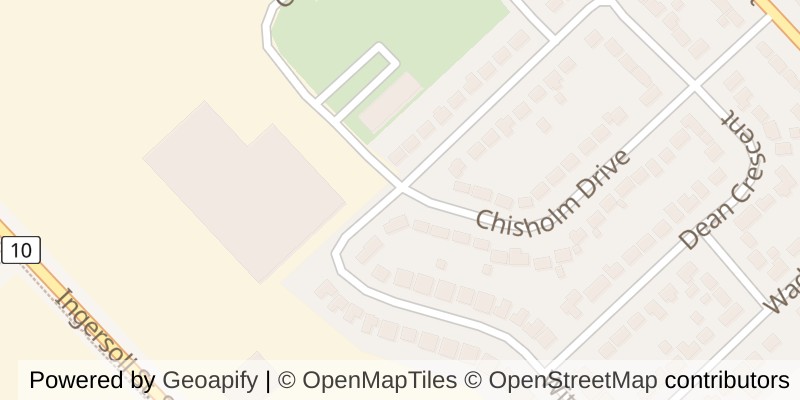 Map of 23 GLENN AVENUE, Ingersoll (Ingersoll - South)