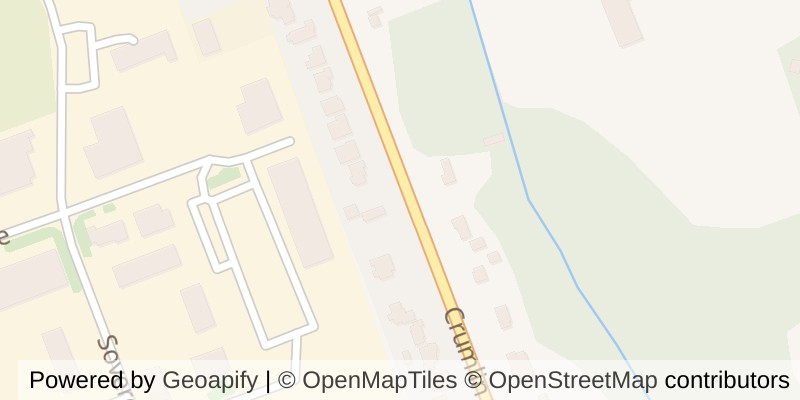 Map of 1163 CRUMLIN SIDE ROAD, London East (East J)