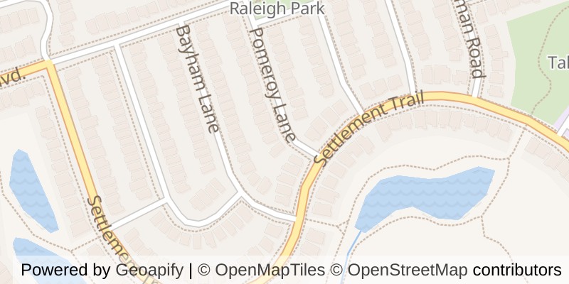 Map of 3225 POMEROY LANE, London South (South V)