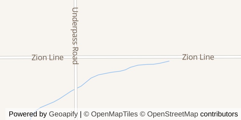 Map of 7603 ZION LINE, Warwick (Watford)