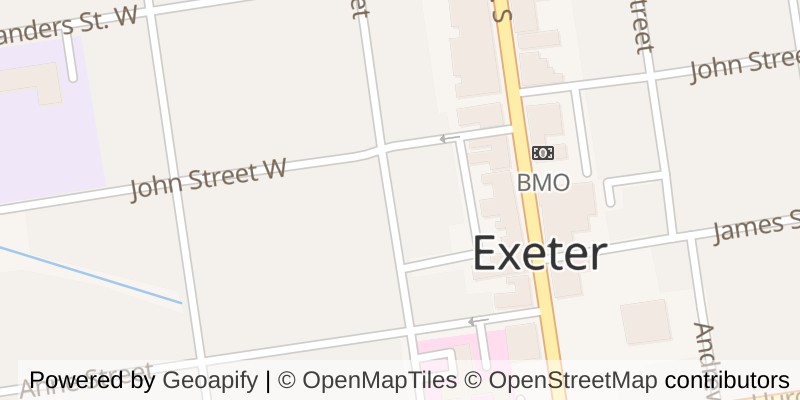 Map of 408 WILLIAM STREET, South Huron (Exeter)