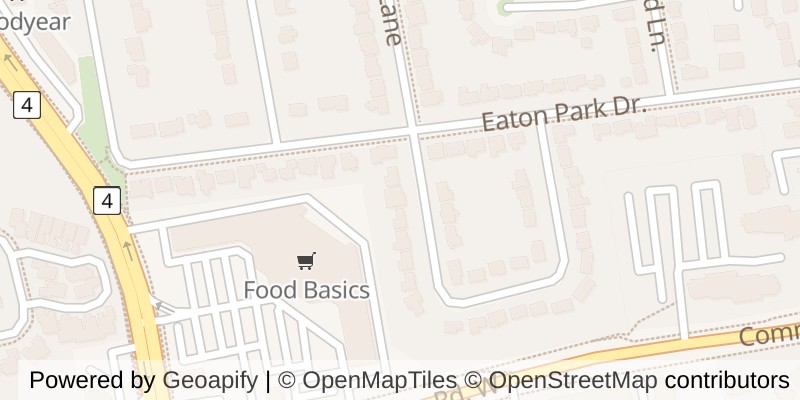 Map of 61 APPLEWOOD CRESCENT, London South (South N)
