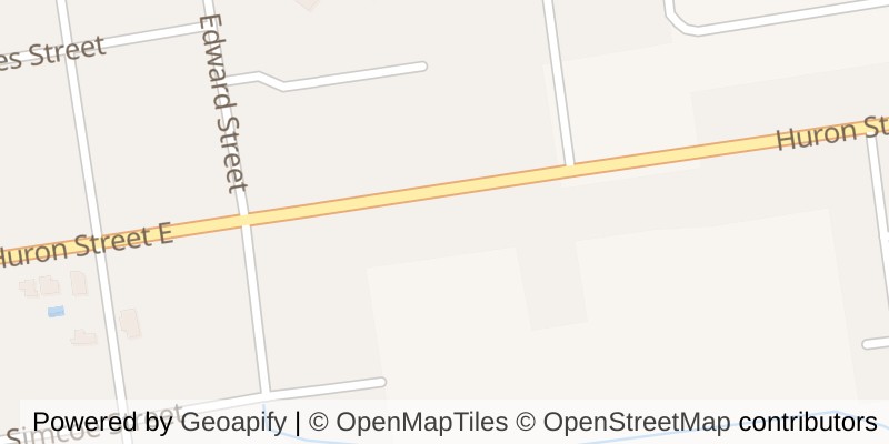 Map of 161 HURON STREET E, South Huron (Exeter)