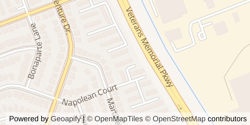 Map of 17 - 217 MARTINET AVENUE, London East (East I)