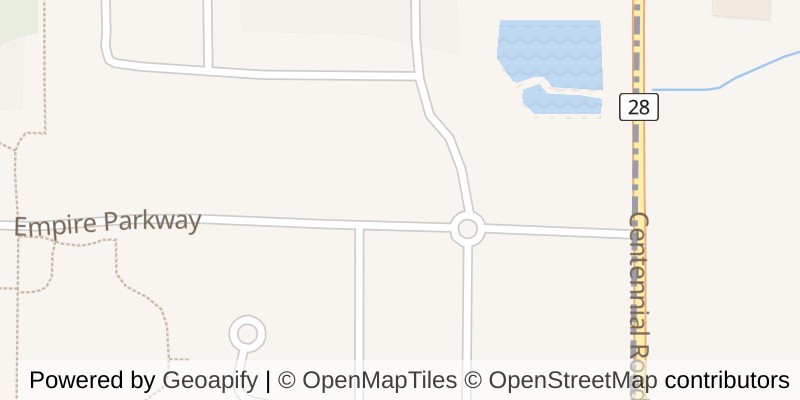 Map of 131 EMPIRE PARKWAY, St. Thomas