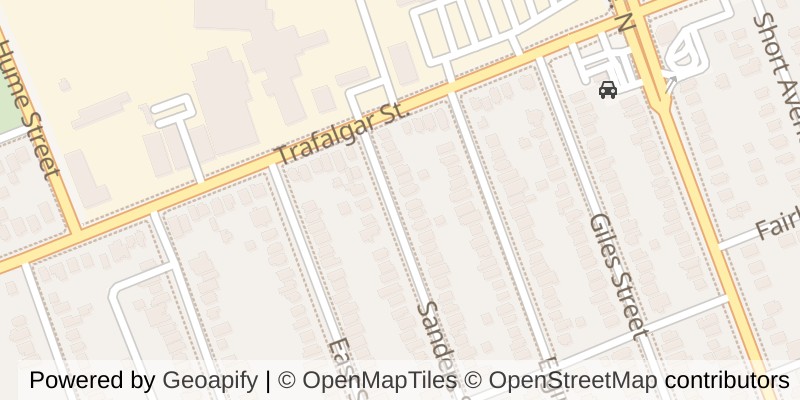 Map of 272 SANDERS STREET, London East (East M)
