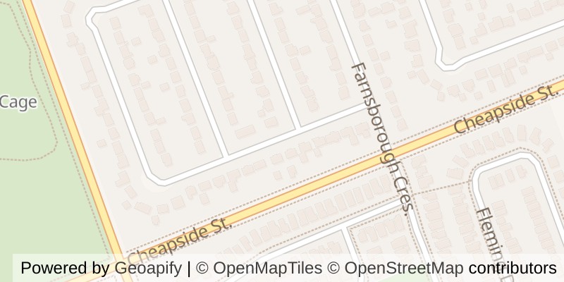 Map of 21 GOLDWICK CRESCENT, London East (East D)