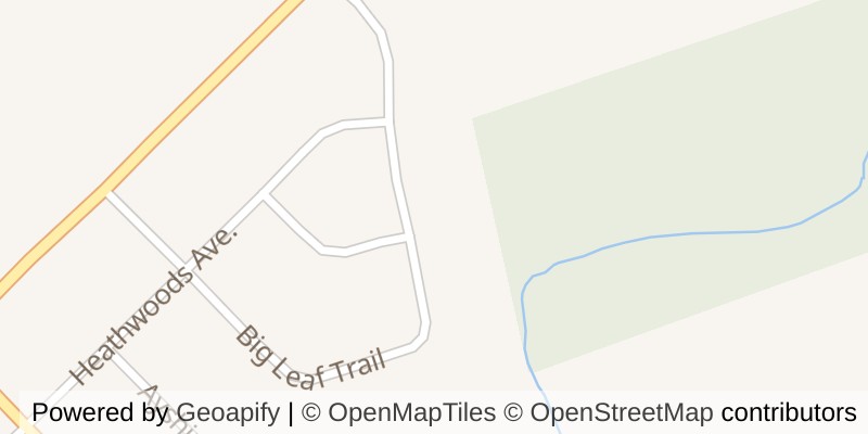 Map of 3998 BIG LEAF TRAIL, London South (South V)