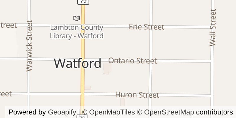 Map of 521 ONTARIO STREET, Warwick