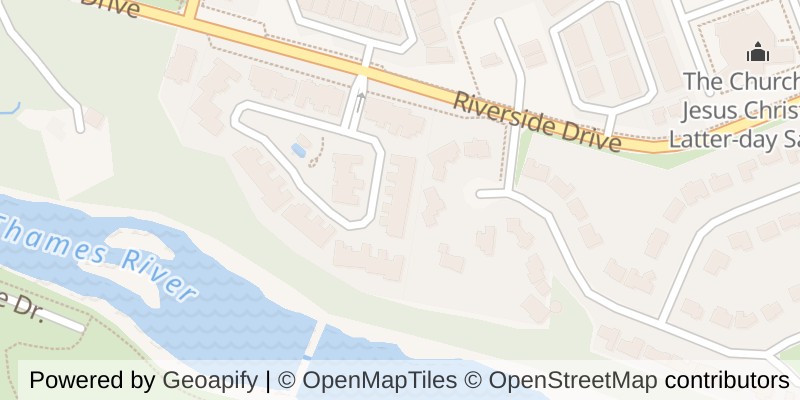 Map of 27 - 1200 RIVERSIDE DRIVE, London North (North Q)