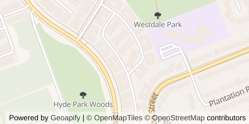 Map of 53 - 50 FIDDLERS GREEN ROAD, London North (North P)