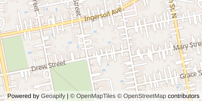 Map of 453 DREW STREET, Woodstock (Woodstock - North)