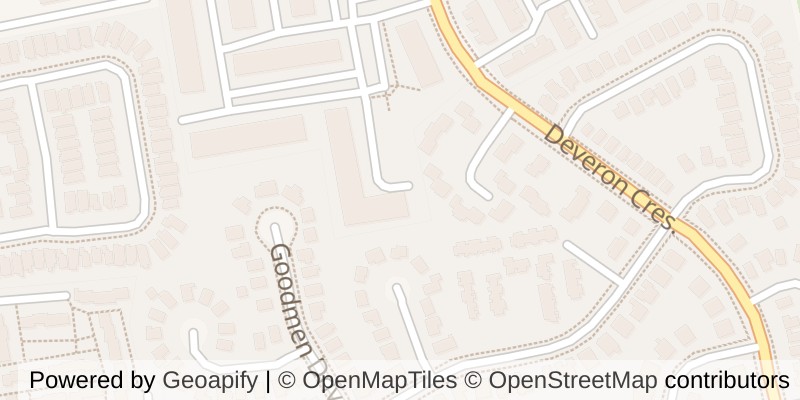 Map of 119 - 725 DEVERON CRESCENT, London South (South T)