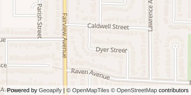 Map of 24 DYER STREET, St. Thomas