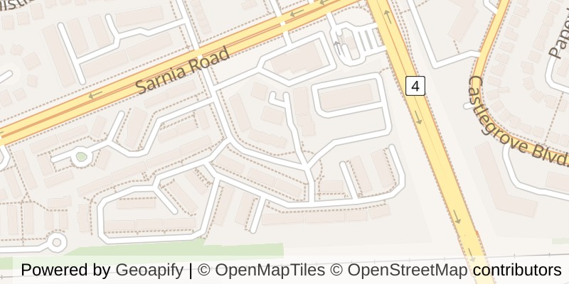 Map of 18 CHAPMAN COURT, London North (North I)