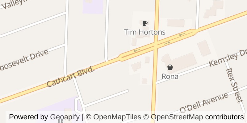 Map of 617 CATHCART BOULEVARD, Sarnia