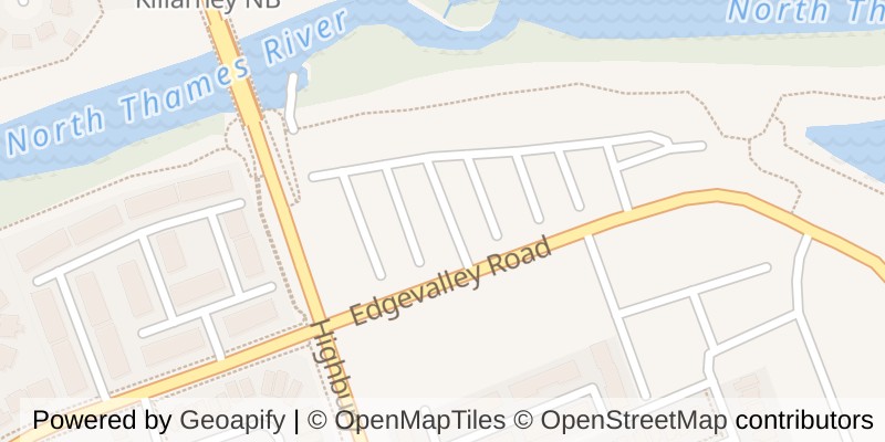 Map of 39 - 177 EDGEVALLEY ROAD, London East (East D)