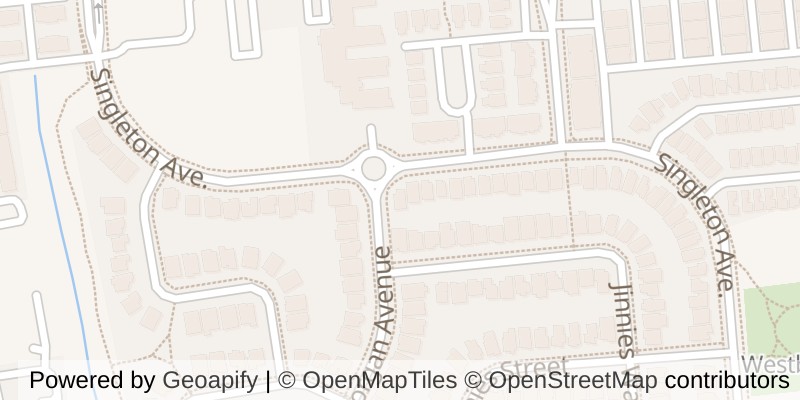 Map of 3173 SINGLETON AVENUE, London South (South W)