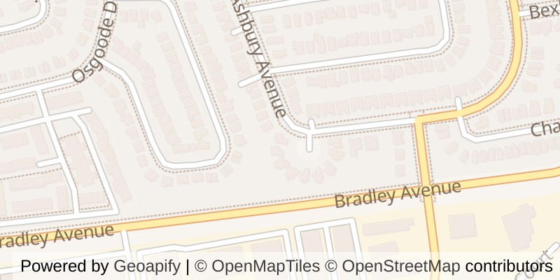 Map of 94 ASHBURY COURT, London South (South Y)