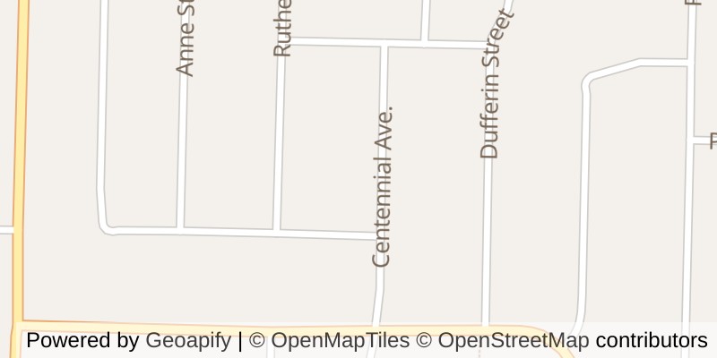 Map of 24 CENTENNIAL AVENUE, Aylmer