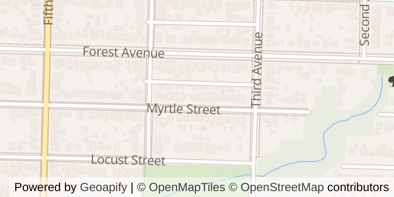 Map of 108 MYRTLE STREET, St. Thomas