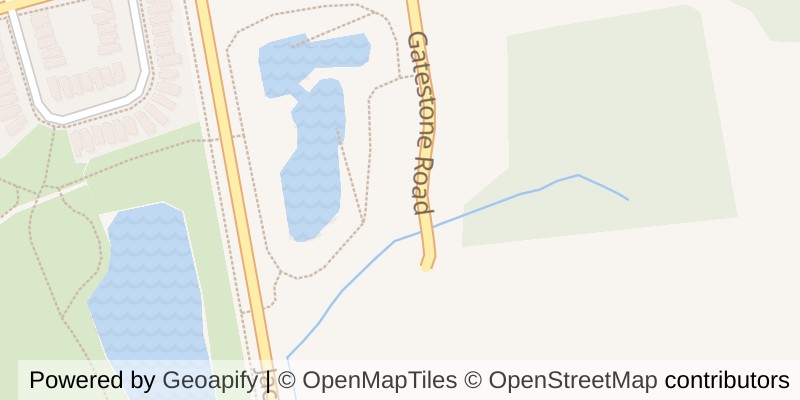 Map of 844 GATESTONE ROAD ROAD, London South (South U)