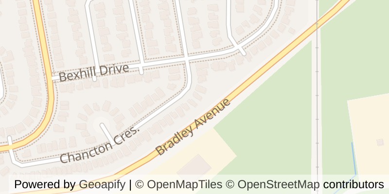 Map of 99 CHANCTON CRESCENT, London South (South Y)
